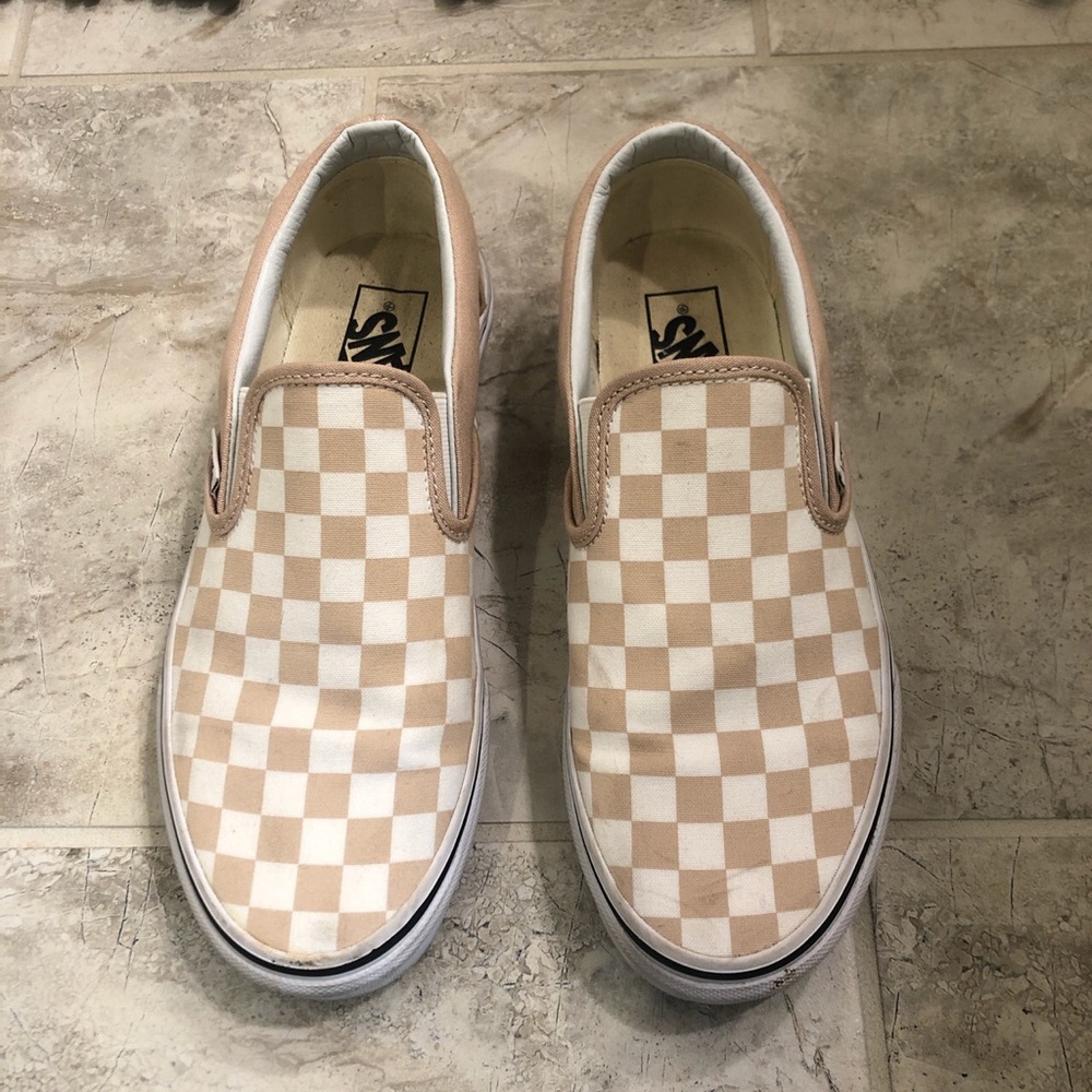 Pink Checkered Vans